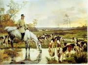 unknow artist Classical hunting fox, Equestrian and Beautiful Horses, 027. oil painting picture wholesale